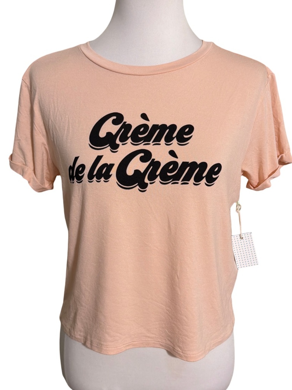 Forever 21 Blush Pink 'Crème de la Crème' Graphic Tee